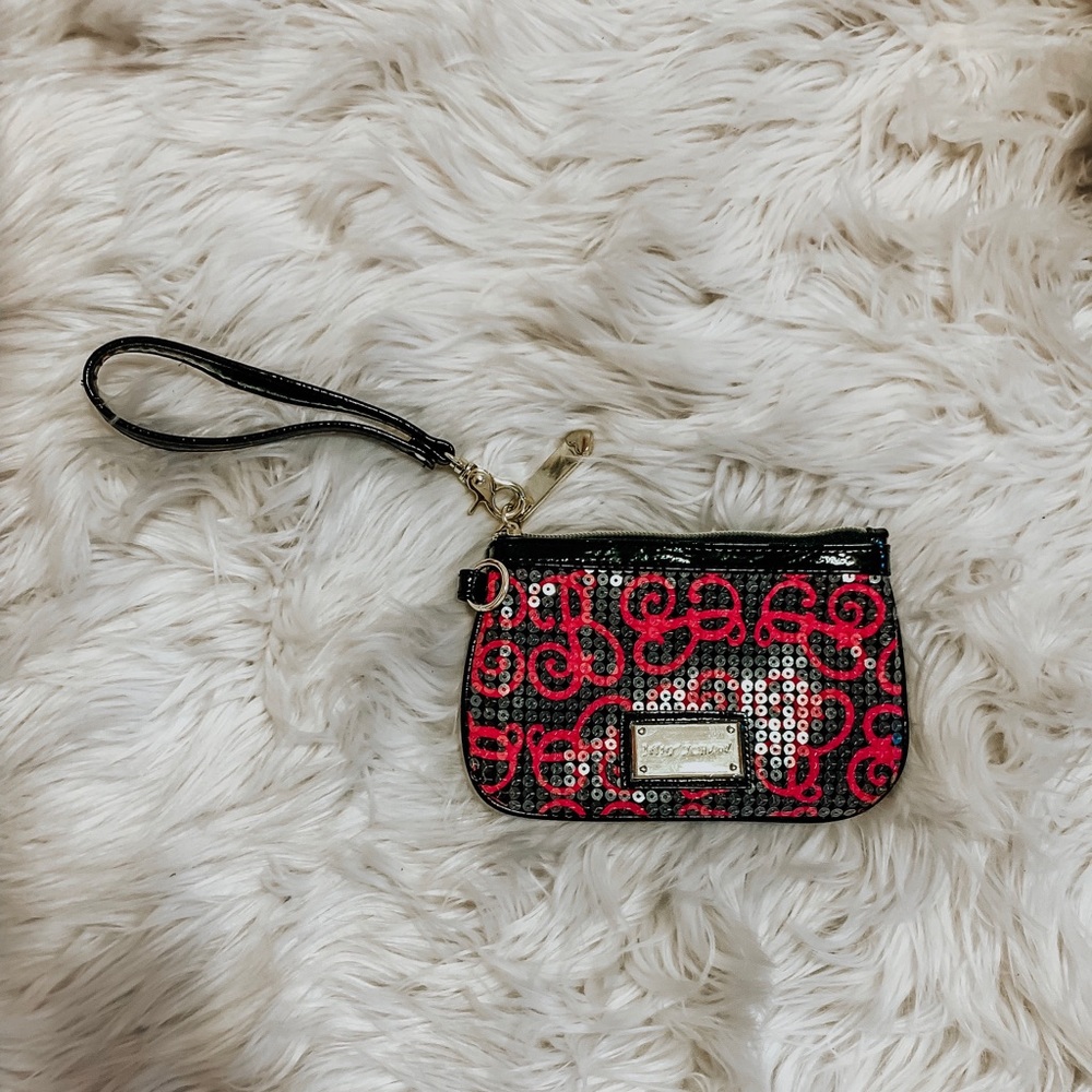 Betsey Johnson Sequin Clutch